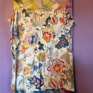 Cynthia Rowley Multicolor Floral Fabric